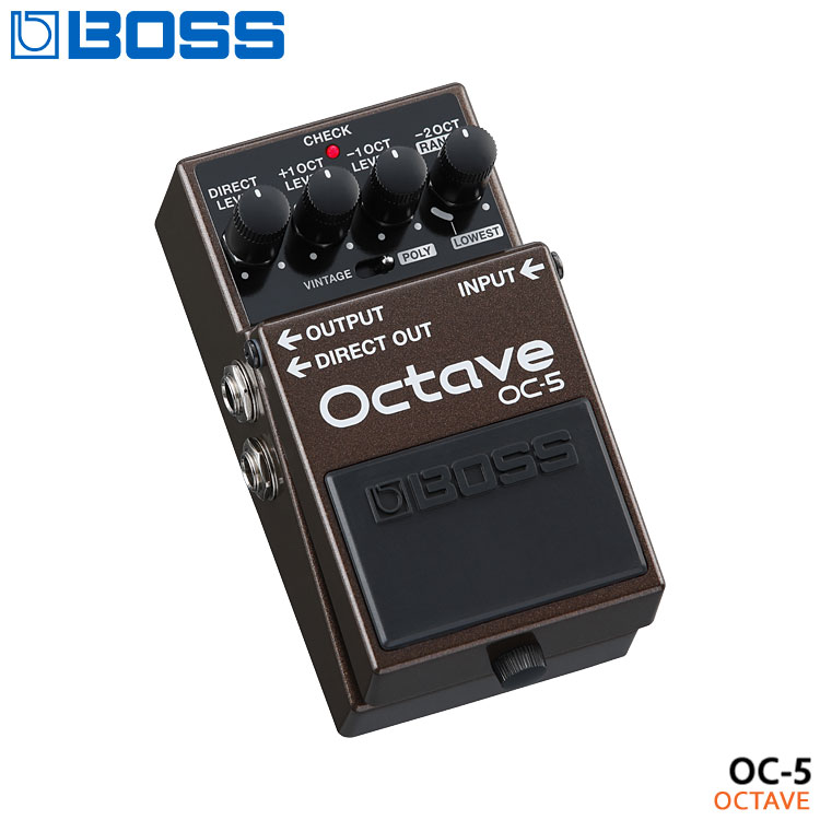 【セール】BOSS オクターブ OC-5 Octave ボスコンパクトエフェクター｜楽器のことならメリーネット