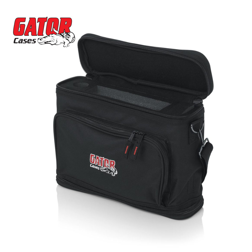 GATOR ワイヤレスマイクケース 受信機1台・ハンドマイク1本収納可能 汎用