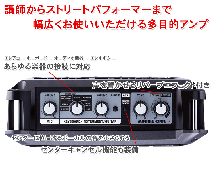 【楽天市場】【送料無料】Roland 軽量・多目的アンプ スピーカーセット 電子楽器のレッスン向き(4入力・同時出力)大正琴アンプ モニター