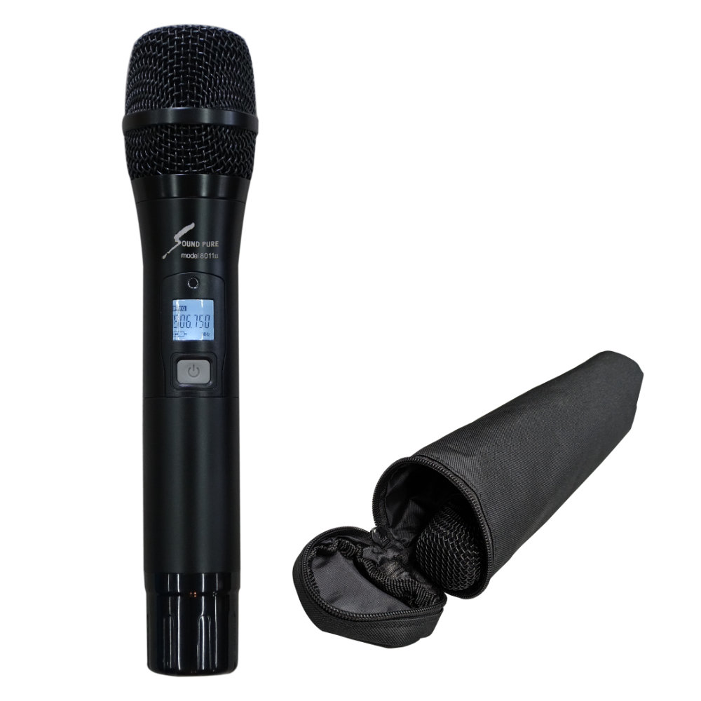 楽天市場】SOUND PURE B帯ハンドヘルド型ワイヤレスマイク 送信機単品
