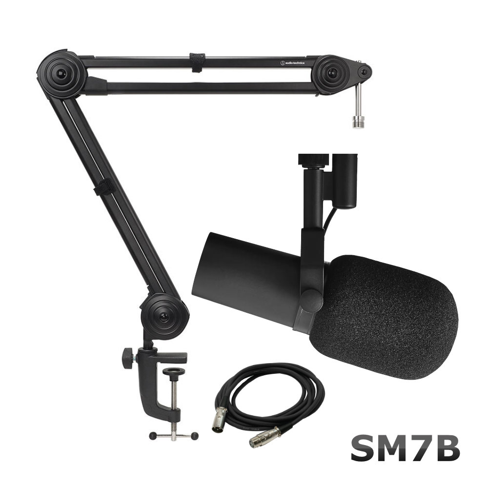 楽天市場】SHURE SM7B + インラインプリアンプと頑丈なデスク
