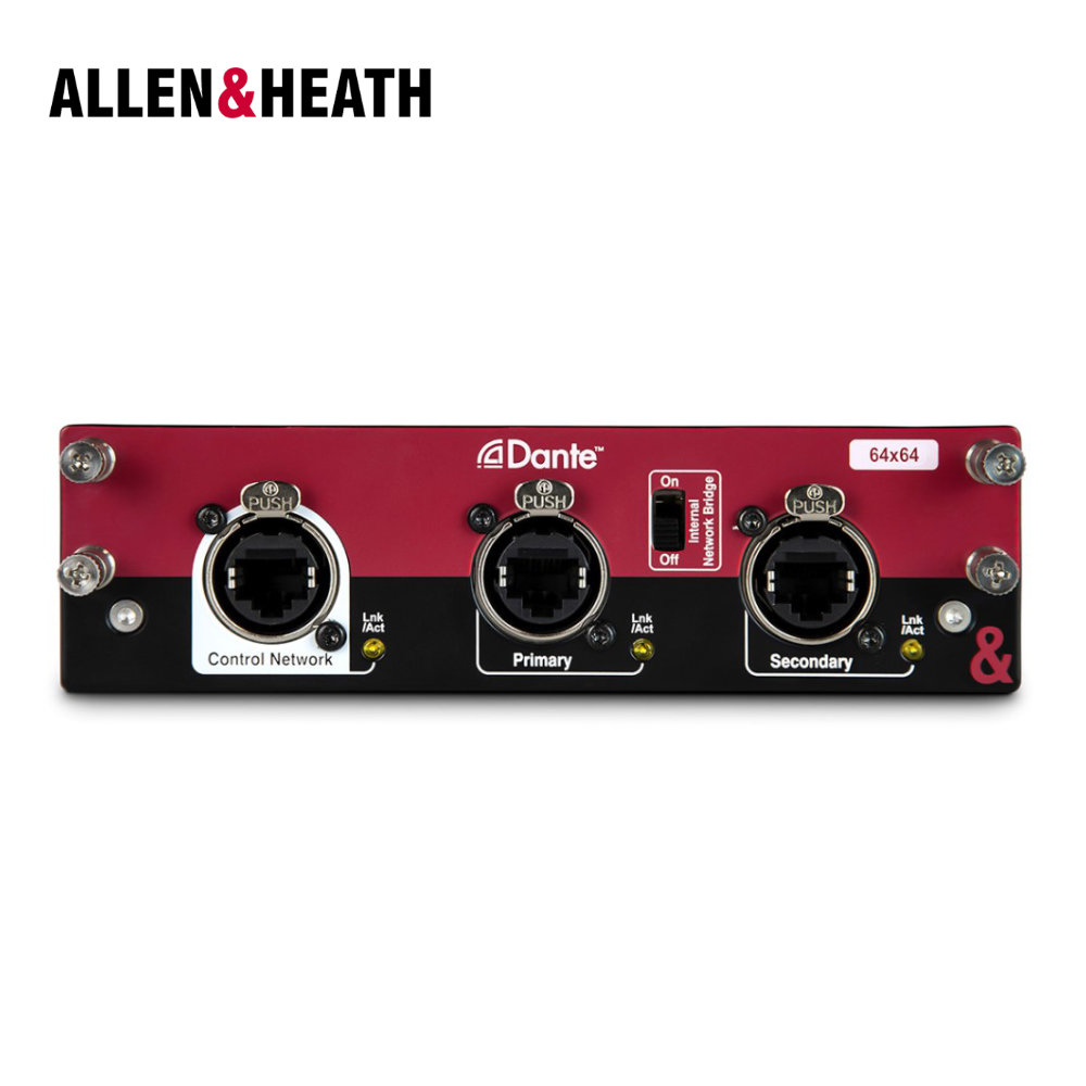 【入荷待ち商品】Allen & Heath dante入出力カード M-DL-DANT64 180,725円