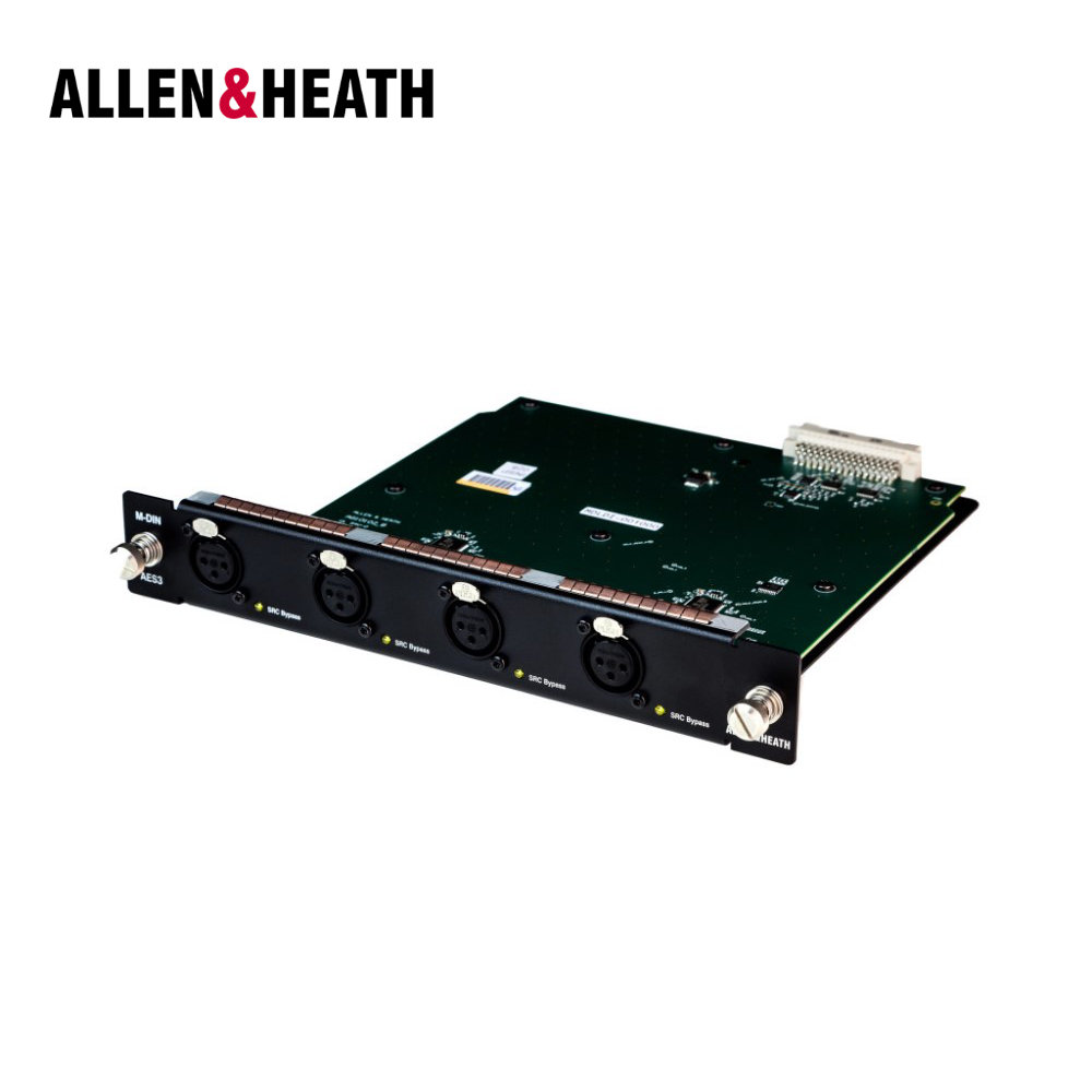【入荷待ち商品】Allen & Heath 4×2AES/EBU入力 オプションカード M-DL-DIN