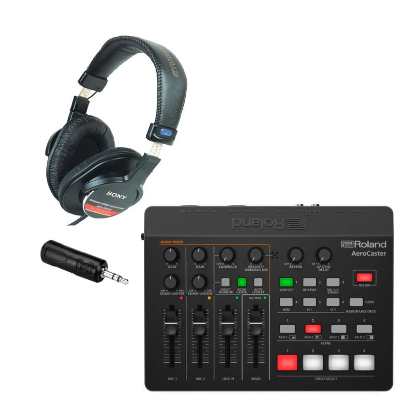 【楽天市場】Roland VRC01 + SONY モニターヘッドフォン MDRCD900STセット：楽器のことならメリーネット