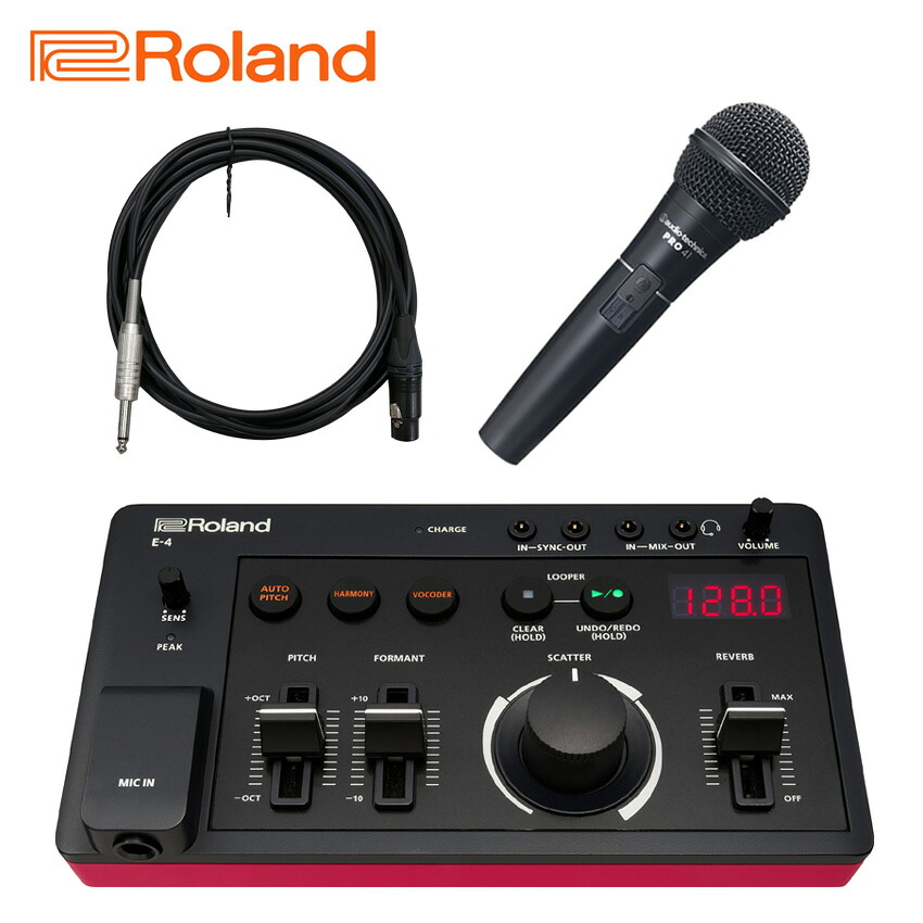Roland AIRA Compact E-4 / USB C充電器 + 有線マイクセット 26,117円