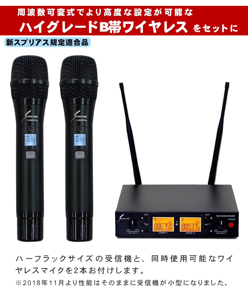 Roland 簡易PAセット BA-330 ワイヤレスマイク2本付き PA機器