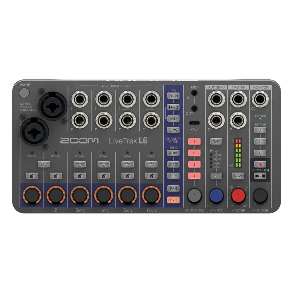 zoom Live Trak L-8　専用ケース付き Zoom LiveTrak L-8 Hard Case | Analog Cases