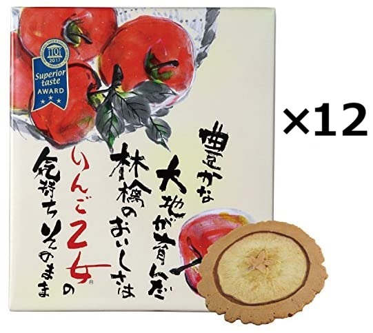 （1ケース＝12箱セット）りんご乙女　大　16枚入&times;12箱セット（AS）（代引不可）（沖縄・離島への発送は不可）｜アルファダイレクト　店