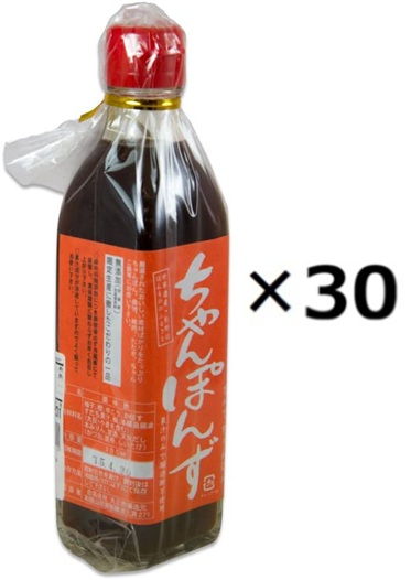（30本セット）丸正酢醸造元　ちゃんぽんず　300ml×30本セット（OS）（代引・他の商品と混載不可）（沖縄・離島への発送は不可）
