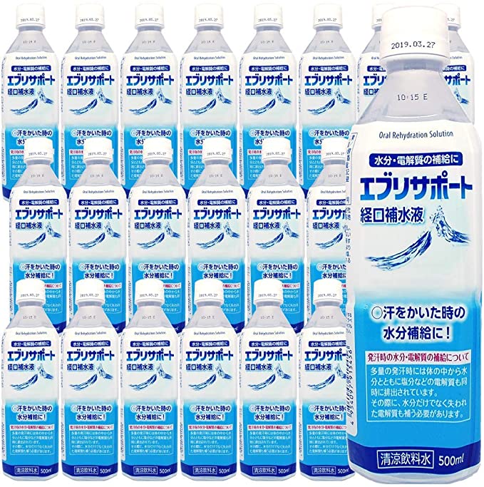 市場 １ケース＝24本セット 500ml×24本セット YS 日本薬剤 経口補水液 エブリサポート