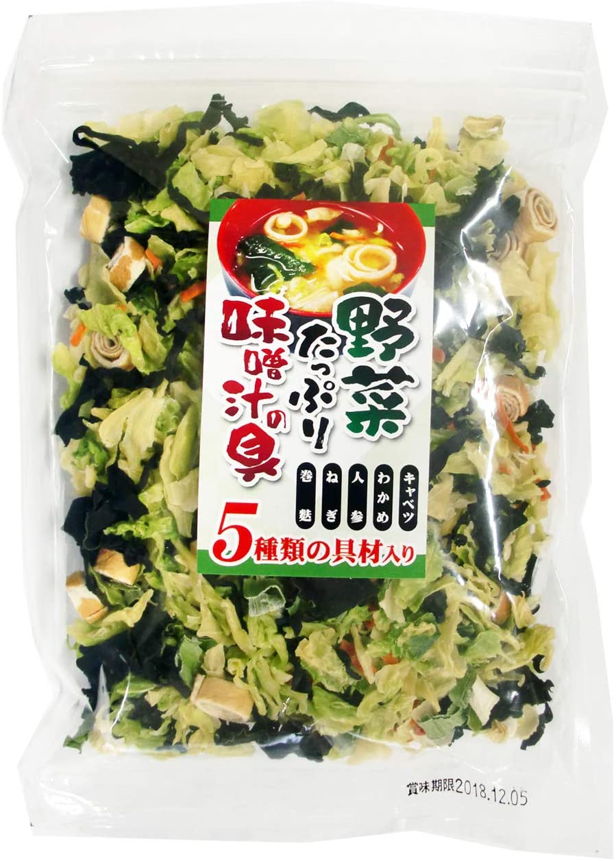 4袋セット 全国送料無料 野菜たっぷり味噌汁の具100g 4袋セット Y