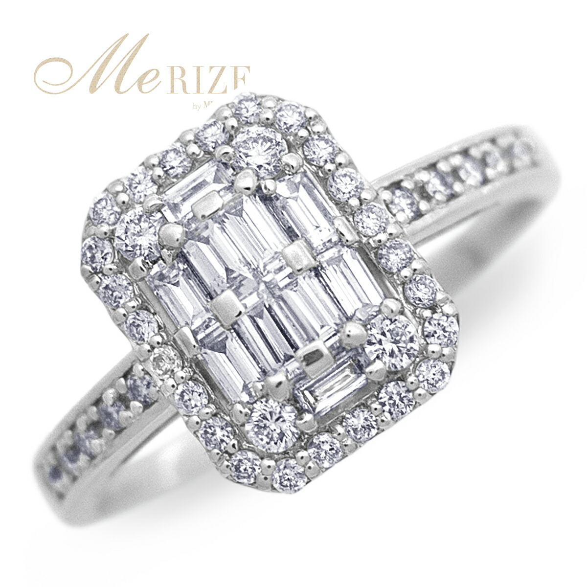 楽天市場】天然 大粒 アクアマリン 2.0ct ＆ ダイヤ 0.08ct