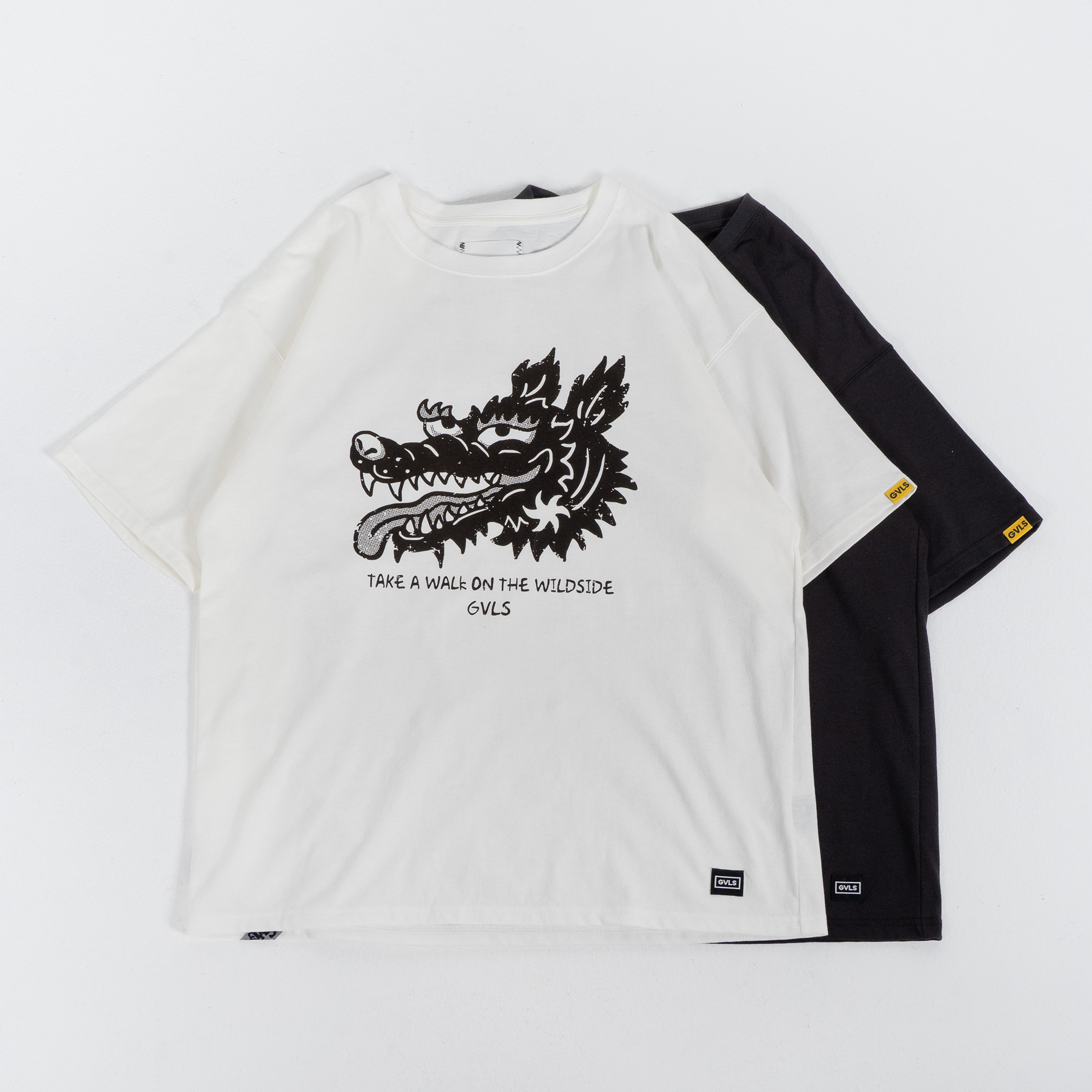 【 GAVIAL 】 s/s big tee "OOKAMI"｜MESS AROUND