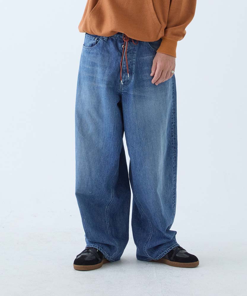 楽天市場】ICE & TECHNO | COATING ARMY DENIM (BLUE) デニムパンツ