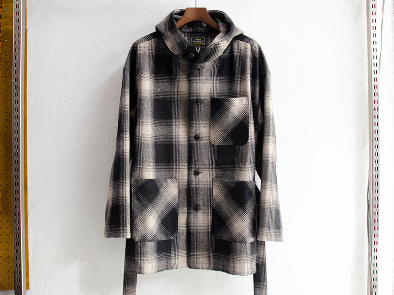 [ EGO TRIPPING ] ウールフーディローブ/ WOOL HOODIE ROBE｜MESS AROUND