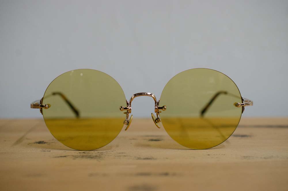 [ Mr.CASANOVA ] DIXON3 / Gold / Amber Lens｜MESS AROUND