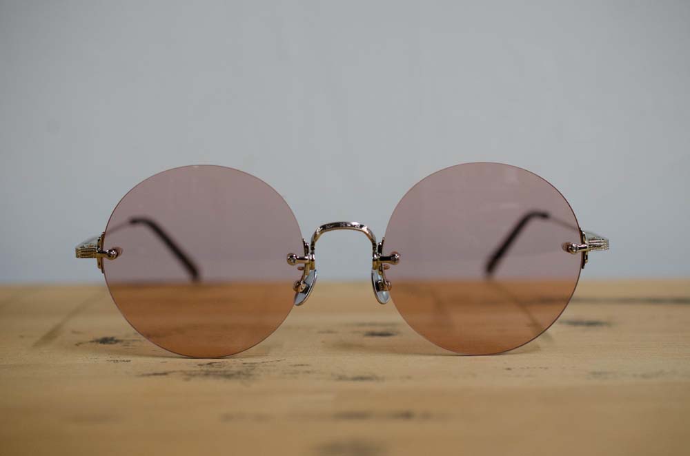 [ Mr.CASANOVA ] DIXON3 / Silver / Smoke Pink Lens｜MESS AROUND