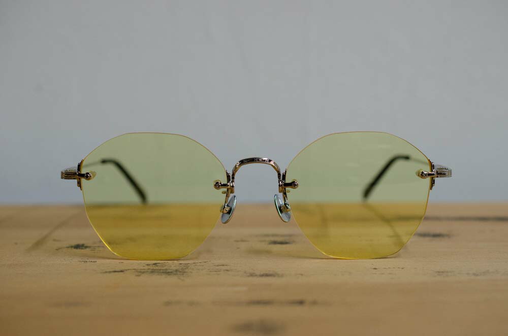 [ Mr.CASANOVA ] RICH / Silver / Turquoise Green Lens｜MESS AROUND