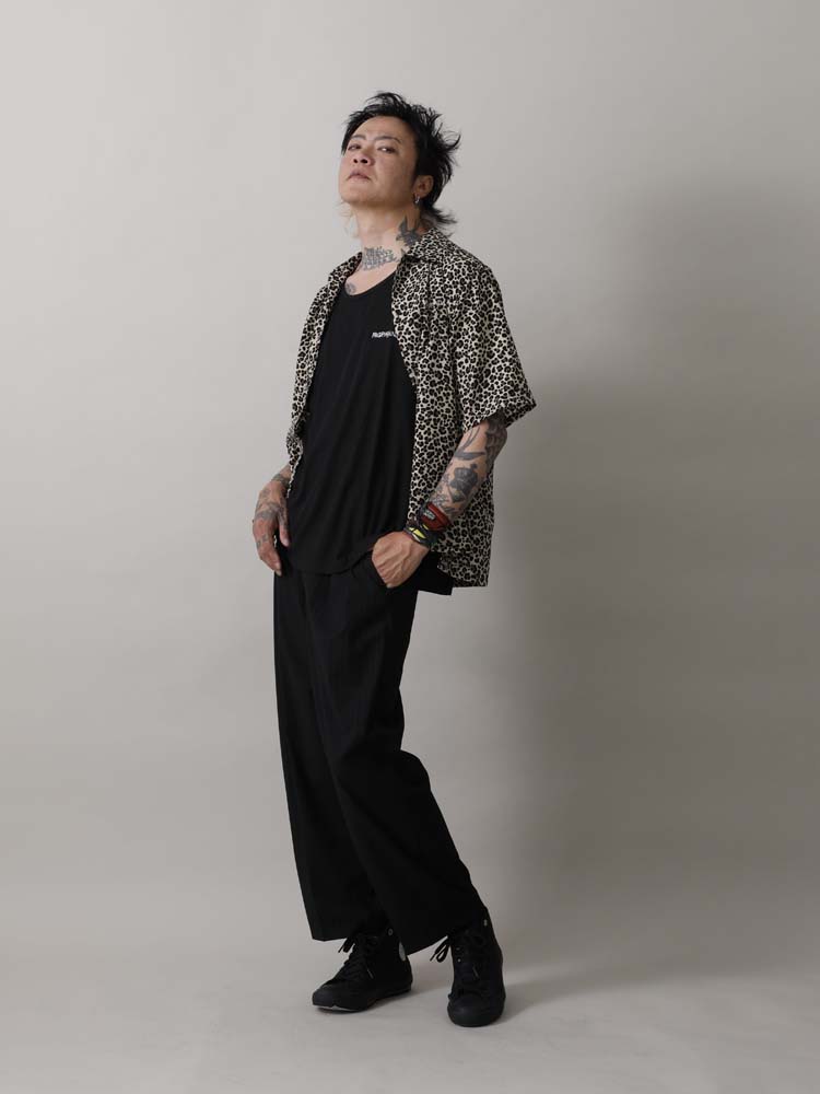 [ PROPA9ANDA ] TRUE RUDE LEOPARD S/S SHIRTS｜MESS AROUND