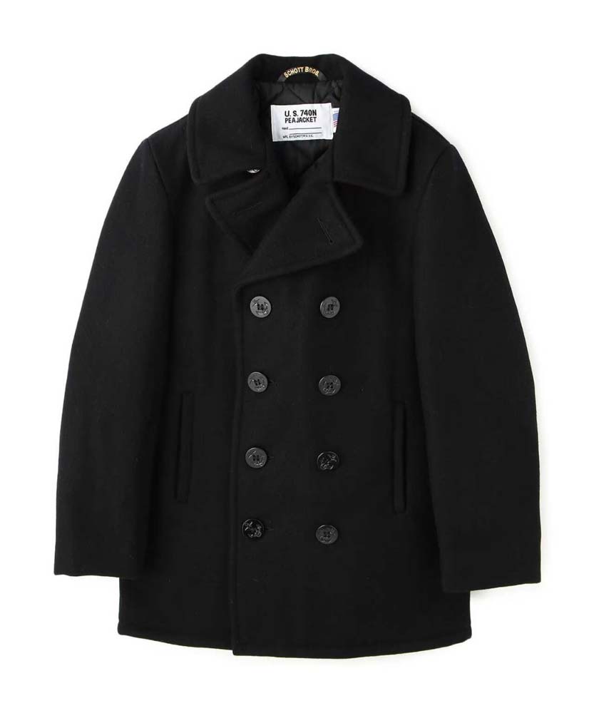 Schott ショット 769 WOOL PEA COAT ZIP FRONT 楽天市場】Schott[ショット] 769 WOOL PEA COAT ZIP FRONT
