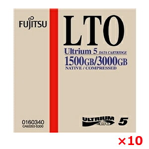 新品 富士通 LTO Ultrium 5 データカートリッジ 10本セット FUJITSU LTO Ultrium 5 Data Cartridge 10pcs|media store