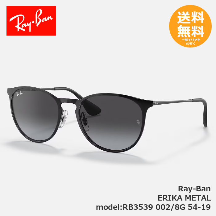RayBan レイバン サングラス RB3539 ERIKA METAL RB3539 002/8G 54-19【送料無料】|メタポチプラス