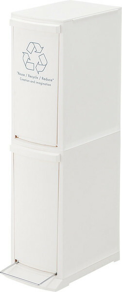 楽天市場】ダストボックス2分別タイプYY-WSB-32ホワイト/メープル