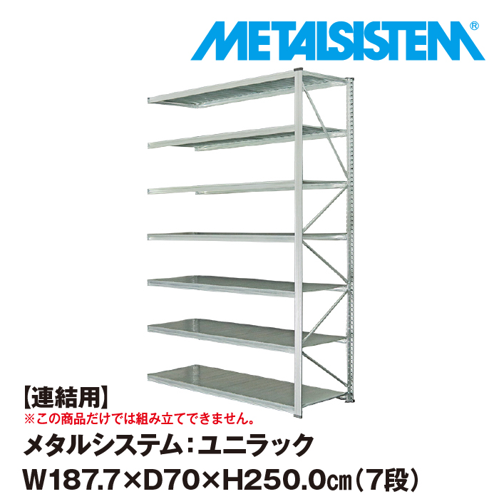 ふるさと割 メタルシステム ユニラック セミ 連結用 幅187.7x高さ250.0