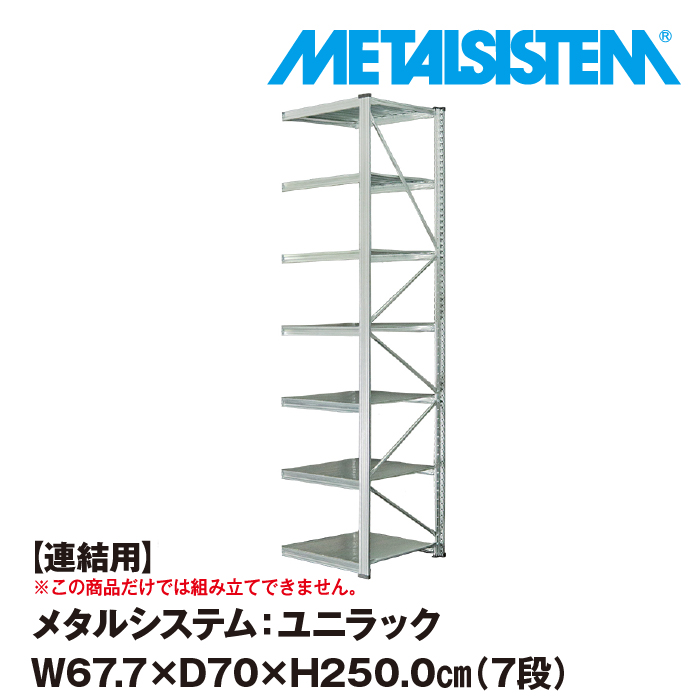 いつでも送料無料 メタルシステム ユニラック セミ 連結用 幅67.7x高さ