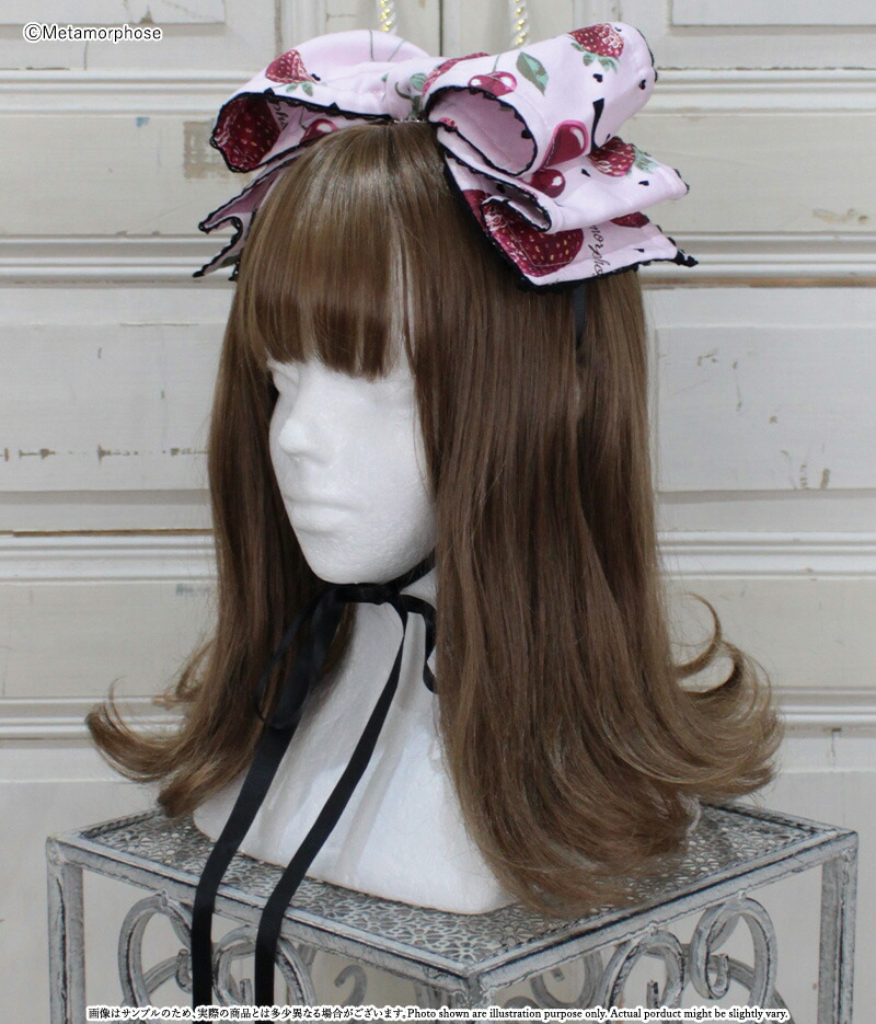 メタモルフォーゼ Lady Fruit リボンヘッドドレス【ロリータ