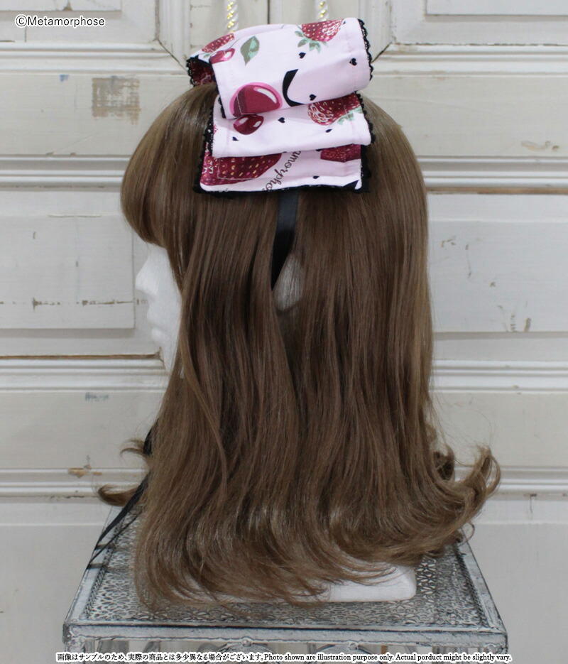 メタモルフォーゼ Lady Fruit リボンヘッドドレス【ロリータ