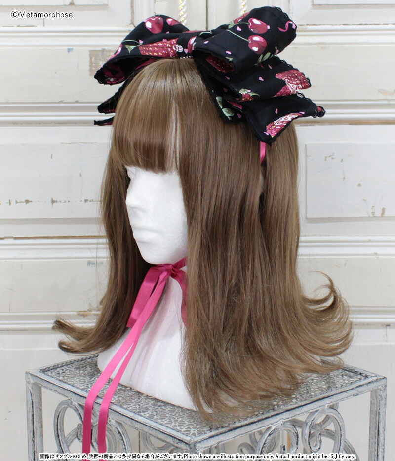 メタモルフォーゼ Lady Fruit リボンヘッドドレス【ロリータ