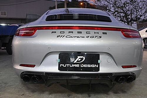 Future Design ポルシェ 911 991用 リア ディフューザー 本物drycarbon ドライカーボン Rvcconst Com
