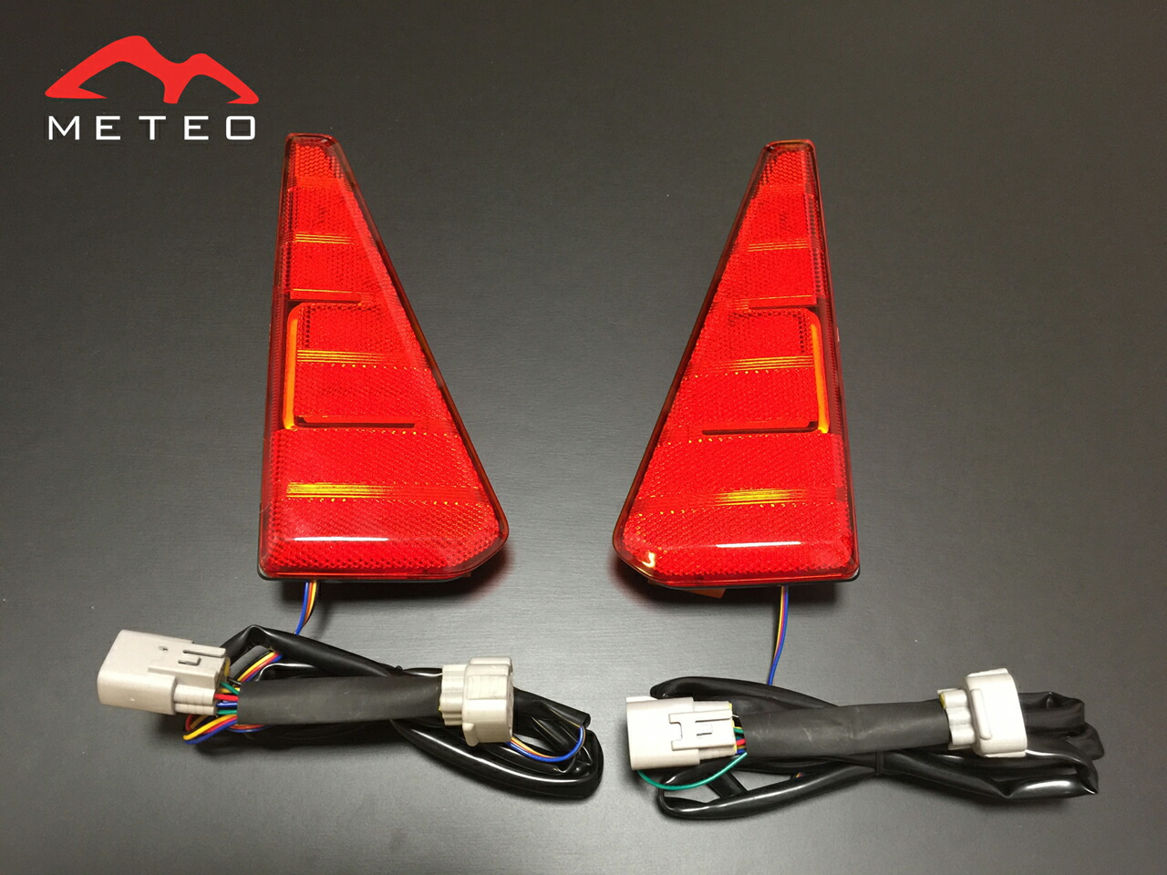 METEO 80系NOAH ノア VOXY ヴォクシー リアバンパー用 ファイバー LED リフレクター メテオ