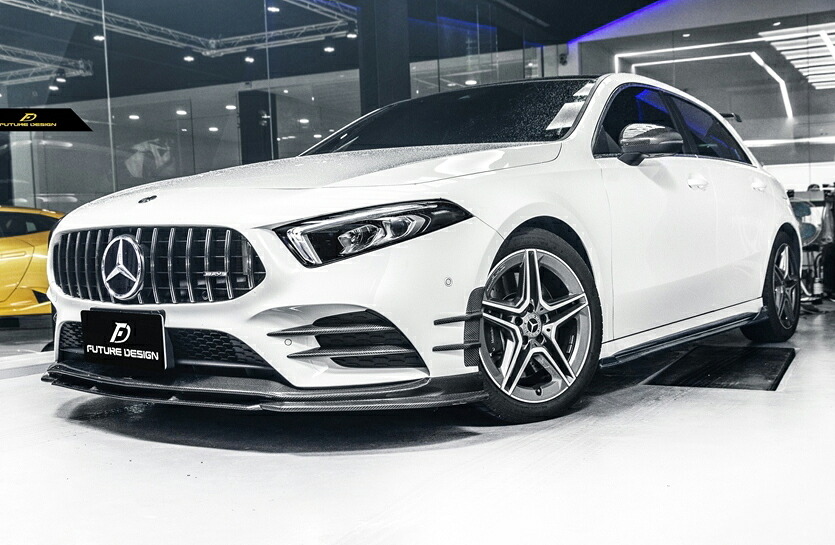 BENZ ベンツ A-Class Aクラス W177用FDGT サイドスカート・左右セット・サイドステップ 本物Drycarbon AMG A180 A200 A35用 140,000円