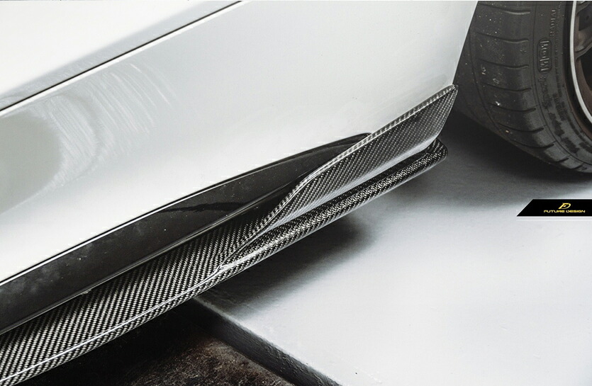 BENZ ベンツ C205 Cクラスクーペ 2D 用AMG カーボン サイドスカート DryCarbon C180 C200 C43|METEO 店