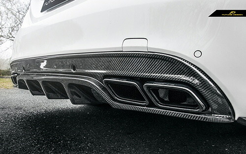 【FUTURE DESIGN】BENZ メルセデス・ベンツ C-Class W205 S205 用 GTタイプ ディフューザー DryCarbon ドライカーボン C180 C200 C250 C300 C43 C45 C63|METEO 店