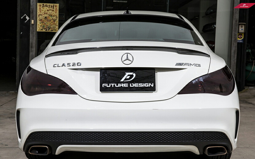 BENZ ベンツ CLAクラスW117 カーボン ルーフスポイラー 本物DryCarbon ドライカーボン CLA45 CLA250 200 220 P