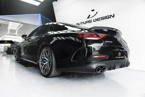 【Future Design】BENZ メルセデス・ベンツ CLS-Class W257 C257 クーペ トランク用リアスポイラー 本物DryCarbon ドライカーボン AMG｜METEO　店