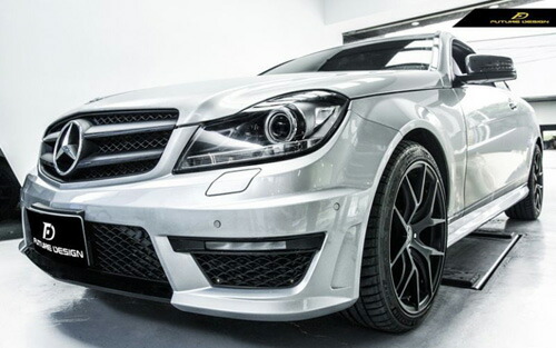 Future Design Benz ベンツ Amg C63ルック 旗亭 C準位 W4 後期車両 前部バンパー エアロ Ppウレタン製 恒星日火鑽 Led Bestglycol Com