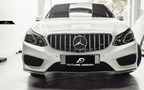 Future Design Benz メルセデス ベンツ E種族 W212 Lci 後期自動車向う正面目当てamgパナメリカーナ Gtr 小料理屋 Gt クローム メッキ Txad Org