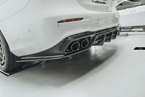 【FUTURE DESIGN】BENZ メルセデス・ベンツ E-Class W213 セダン AMG E53 用 リアディフューザー 本物DryCarbon ドライカーボン エアロ カスタム E63｜METEO　店