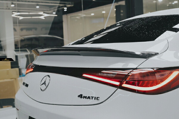 【FUTURE DESIGN 正規品】BENZ メルセデス・ベンツ CLE Coupe クーペ C236 トランク用 リアスポイラー 本物Dry Carbon ドライカーボン エアロ カスタム|METEO 店