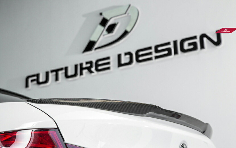 【FUTURE DESIGN 正規品】BMW 5シリーズ F10 セダン トランク用リアスポイラー 本物ドライカーボン DryCarbon エアロ カスタム M5