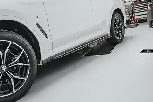 【Future Design 正規品】BMW Xシリーズ X4 G02 Mスポーツ 後期車 Mスポーツ サイドスカート 本物DryCarbon ドライカーボン エアロ カスタム