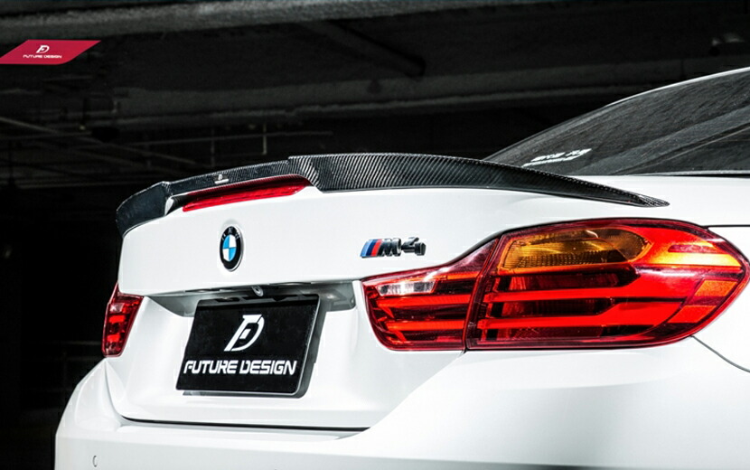 BMW F83 M4 カブリオレ トランク用 リアスポイラー ウィング カーボン DryCarbon 本物ドライカーボン FD パフォーマンス