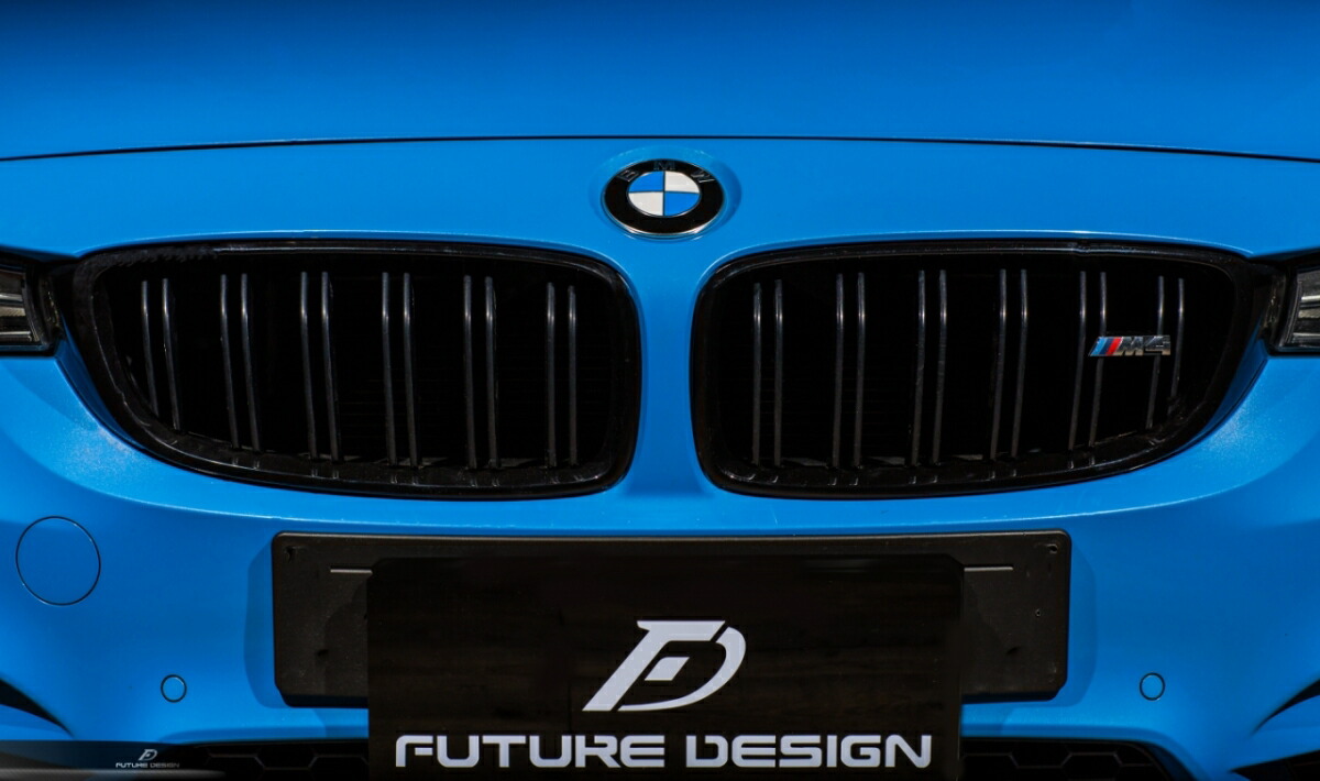 今季一番 BMW F80 F82 F83 M3 M4 フロント用艶ありブラックキドニーグリル