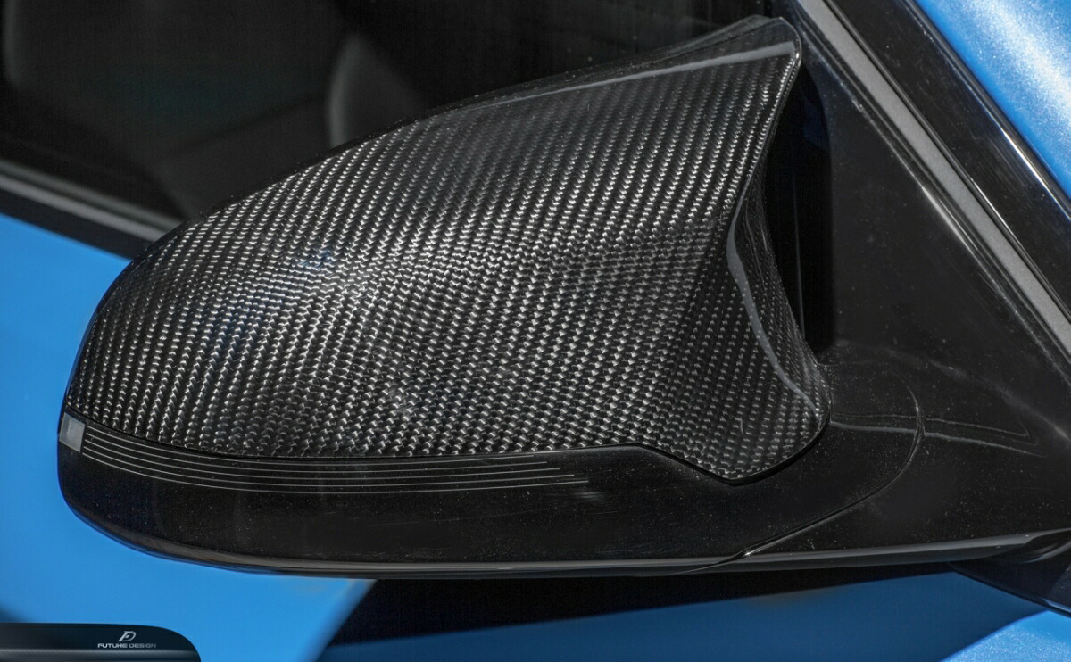 BMW F80 F82 M3 M4 ドアミラー用カーボン COVER カバー スポイラー Carbon 本物カーボン パフォーマンス｜METEO　店