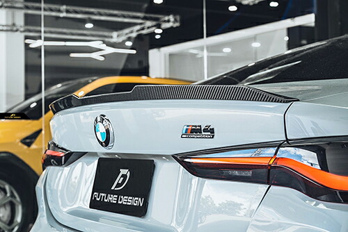 【FUTURE DESIGN 正規品】BMW 4シリーズ G82 M4 リアスポイラー 本物DryCarbon ドライカーボン エアロ カスタム パフォーマンス|METEO 店