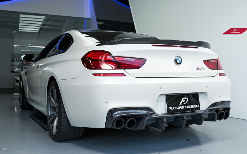 BMW 6シリーズ F06 F12 F13 Mスポーツバンパー用カーボン ディフューザー DryCarbon ドライカーボン パフォーマンス FD M-TECH M6|METEO 店